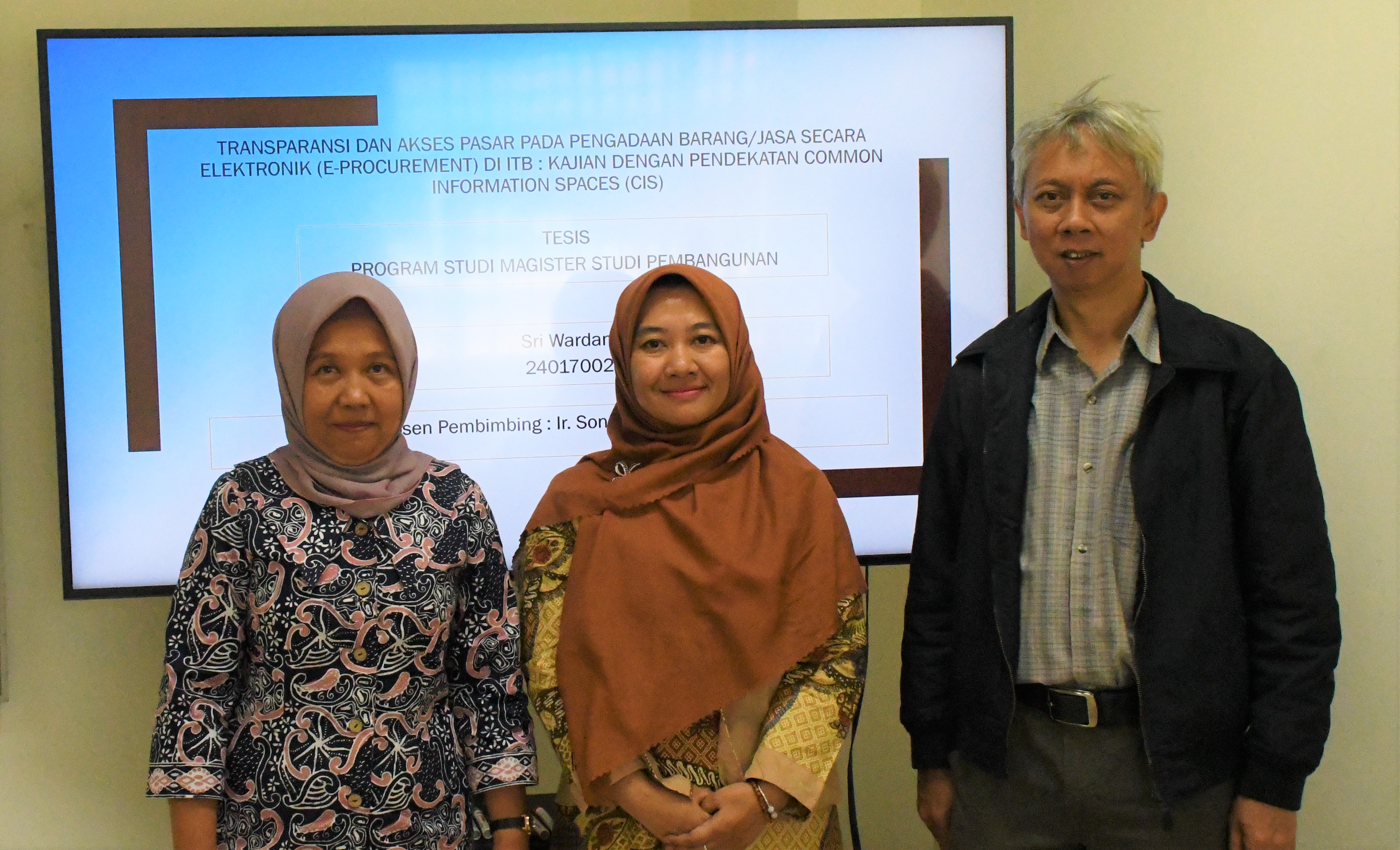 [:IN]Sidang Tesis: “Transparansi dan Akses Pasar Pada Pengadaan Barang/Jasa Secara Elektronik (E-Procurement) di ITB: Kajian Dengan Pendekatan Commom Information Spaces (CIS)”[:en]Master Thesis Defense: “Transparency And Market Access on Electronic Procurement (E-Procurement) ITB : Study With The Common Information Spaces (CIS) Approach“[:]