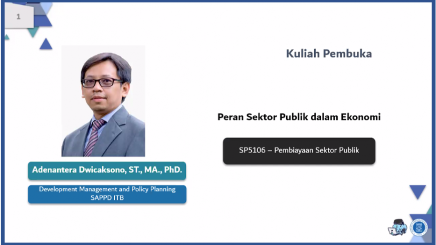 [:IN]Kuliah Perdana SP5106 Pembiayaan Sektor Publik [:]