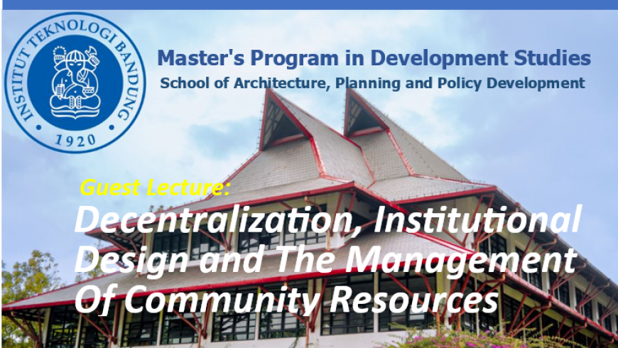 Guest Lecture 2025 Master’s Program in Development Studies